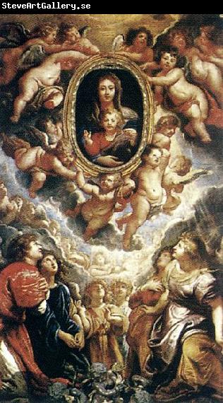 Peter Paul Rubens Madonna Adored by Angels